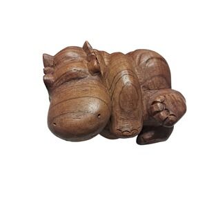 Hippopotamus Hand Carved